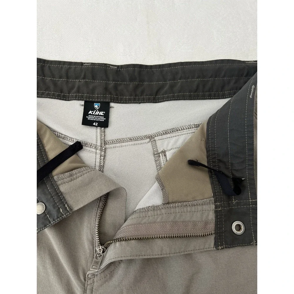 Kuhl Shorts Shift Amphibia Brown-Gray Men's 42 Performance Hybrid Short 7.5
